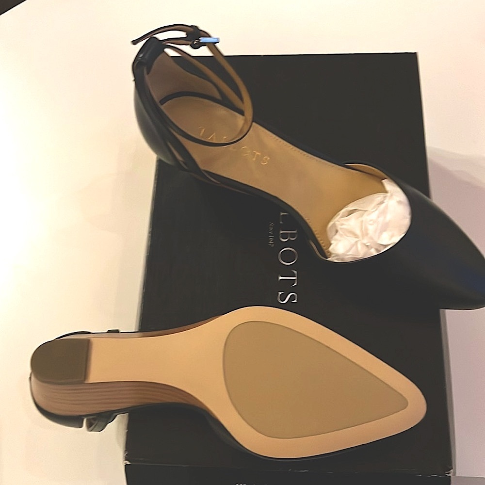 Talbots size 7m ankle strap Laney 45 D’Orsay nwt